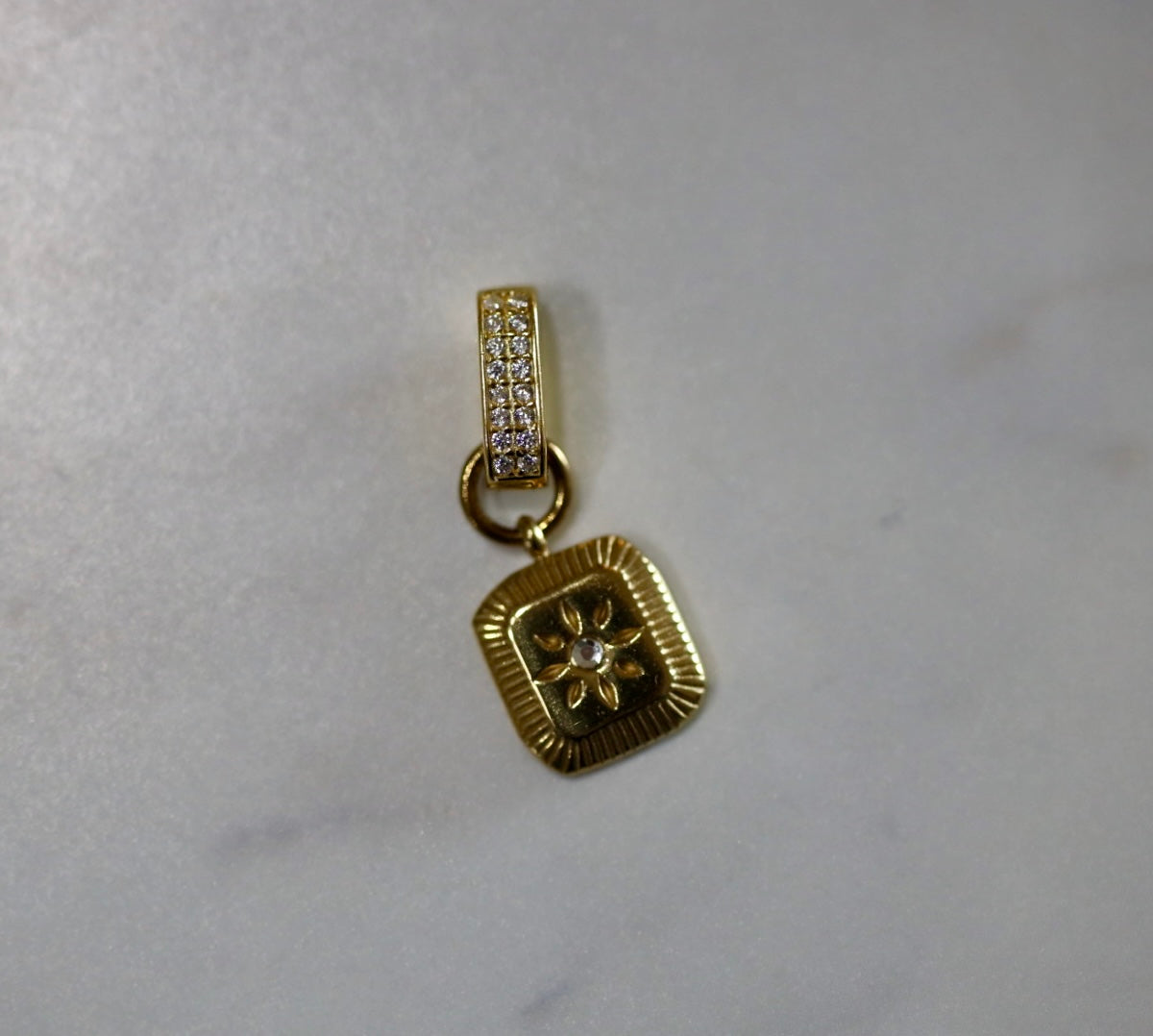 Floral Coin Bikini Charm