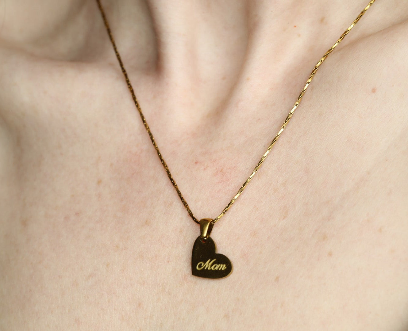 The Mom Heart Necklace