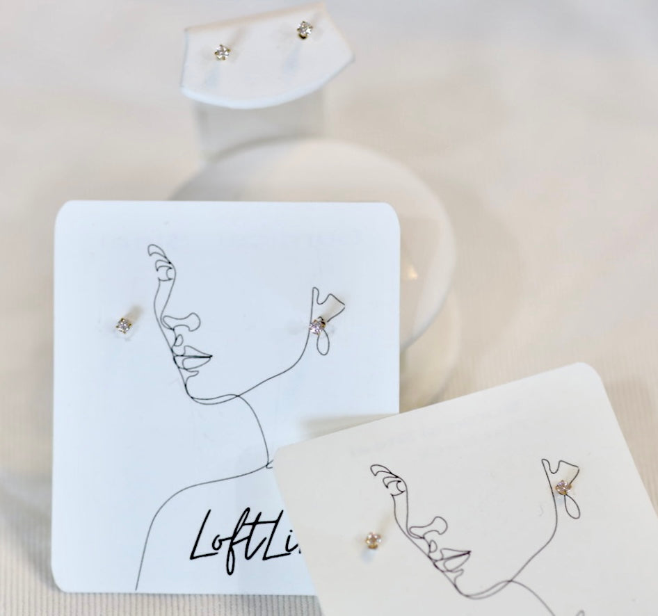 Surgical Steel Flat Back Studs