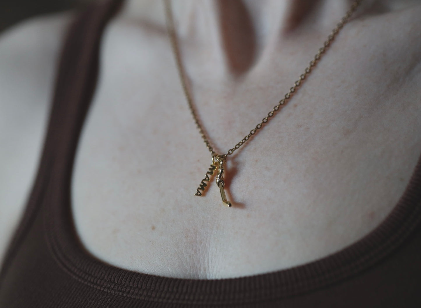 Hockey Mama Charm Necklace