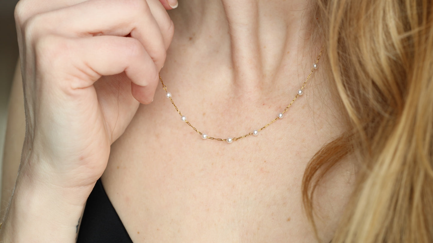 Dainty Pearl Chain