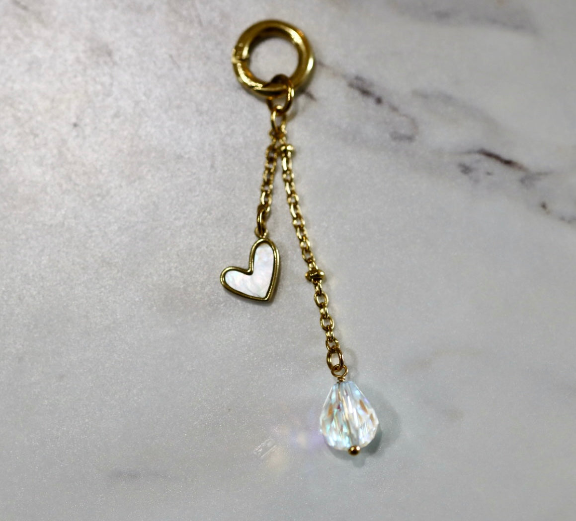 Heart Drop Bikini Charm
