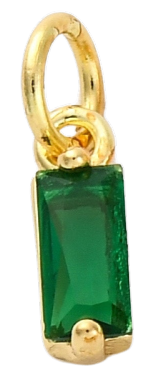 Emerald Crystal Charm