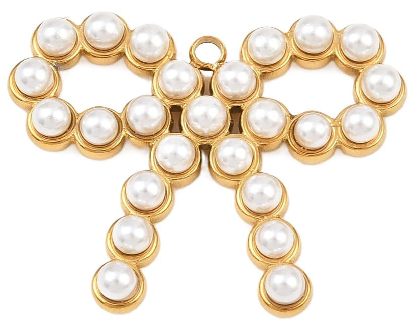 Pearl Bow (25x31.5x4.5mm)