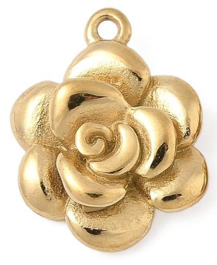 3D Rose (16.5x12.5x4.5mm)