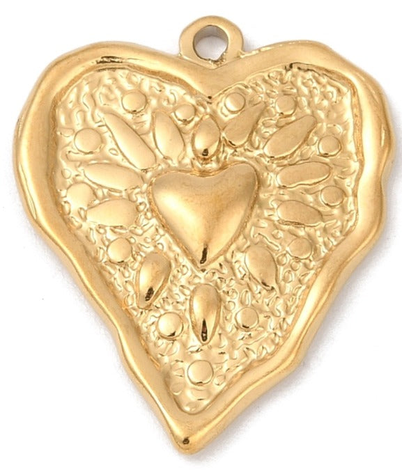 Large Gold Heart