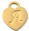 Heart Locket - A (15x12x1mm)