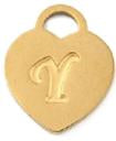 Heart Locket - Y (15x12x1mm)