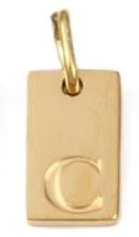 Tag Initial - C (10x6x1.5mm)