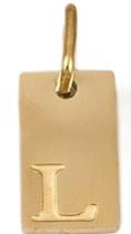 Tag Initial - L (10x6x1.5mm)