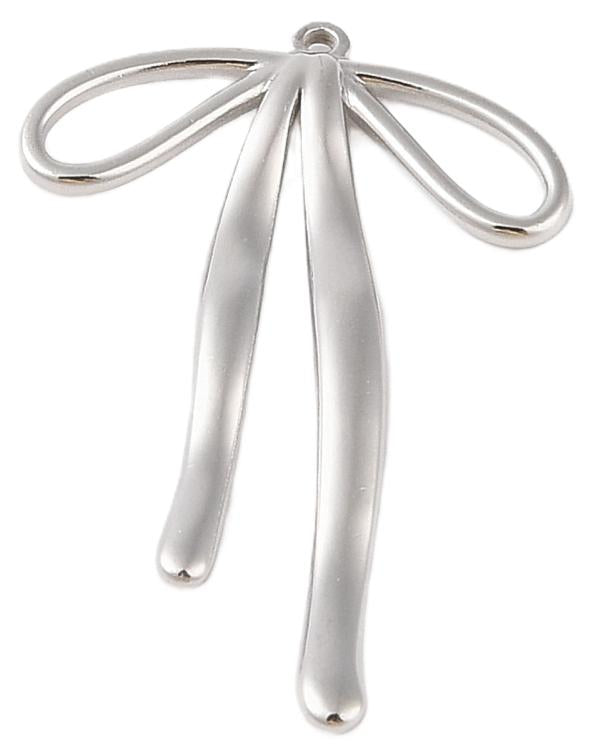 Large Silver Bow