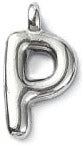 Bubble Letter - P (18.5x12.5x4.5mm)
