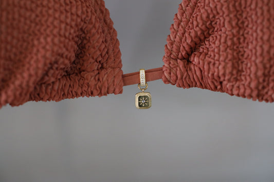 Floral Coin Bikini Charm