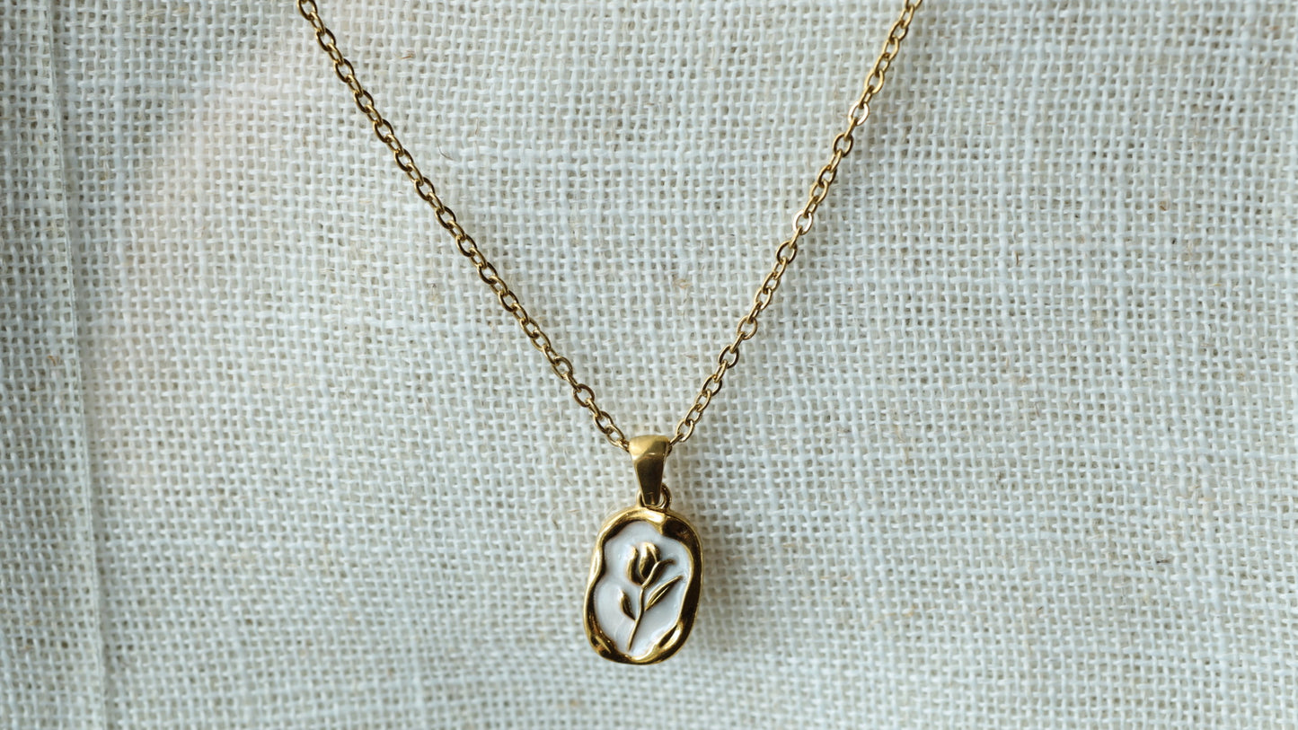 Golden Tulip Pendant