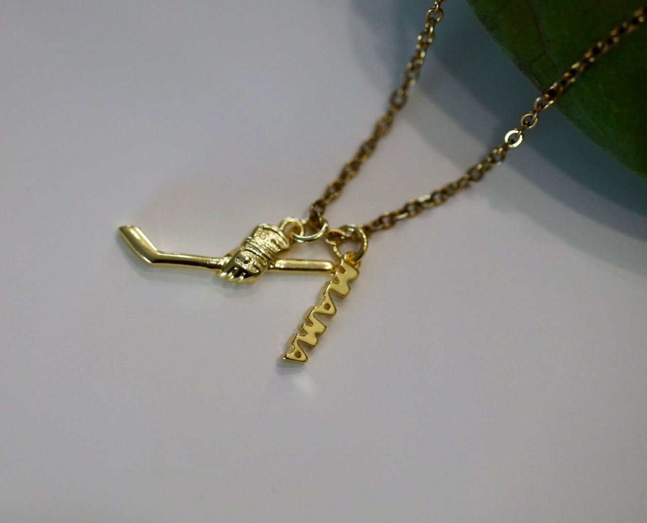 Hockey Mama Charm Necklace