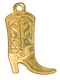 Antique Brass Cowboy Boot