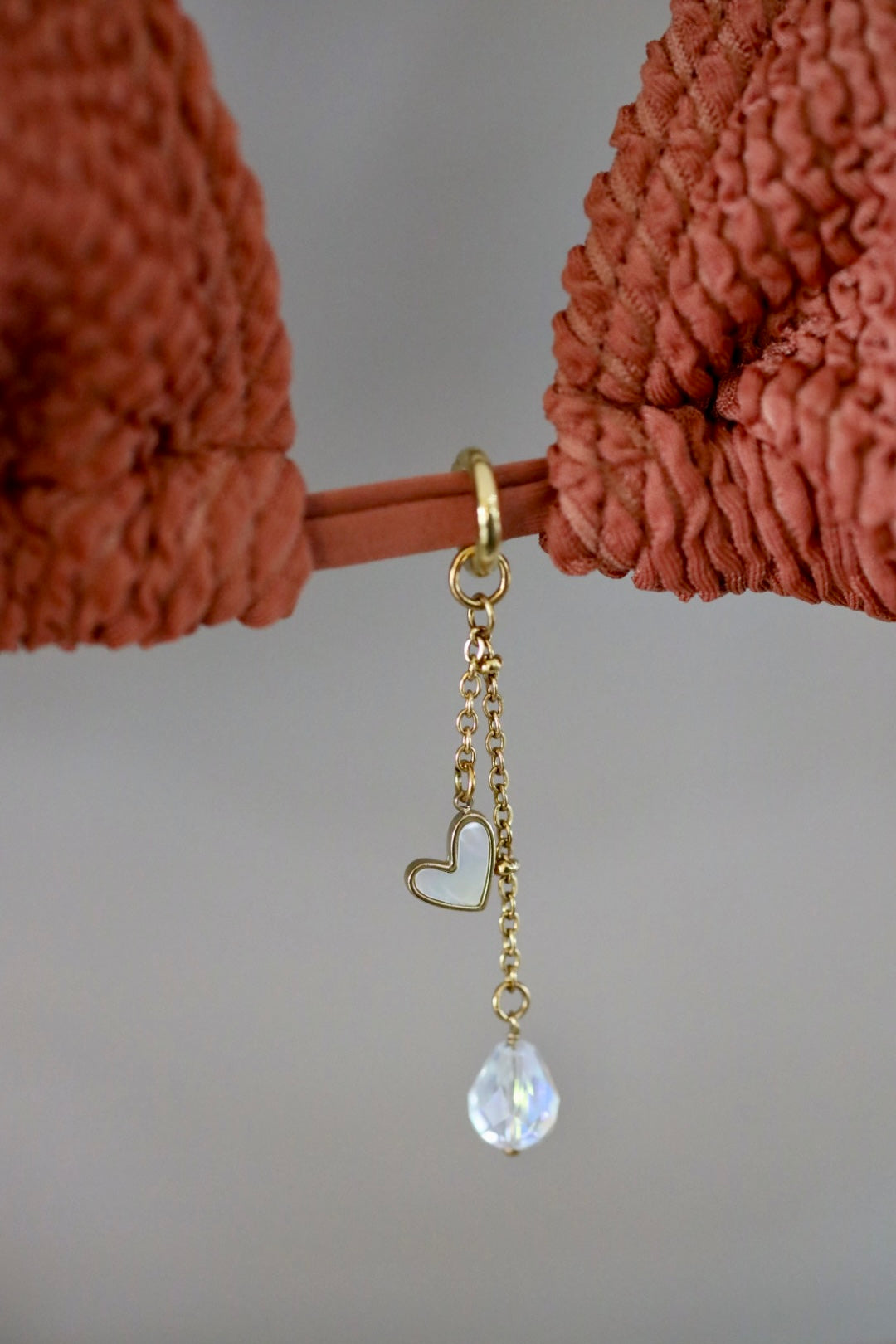 Heart Drop Bikini Charm