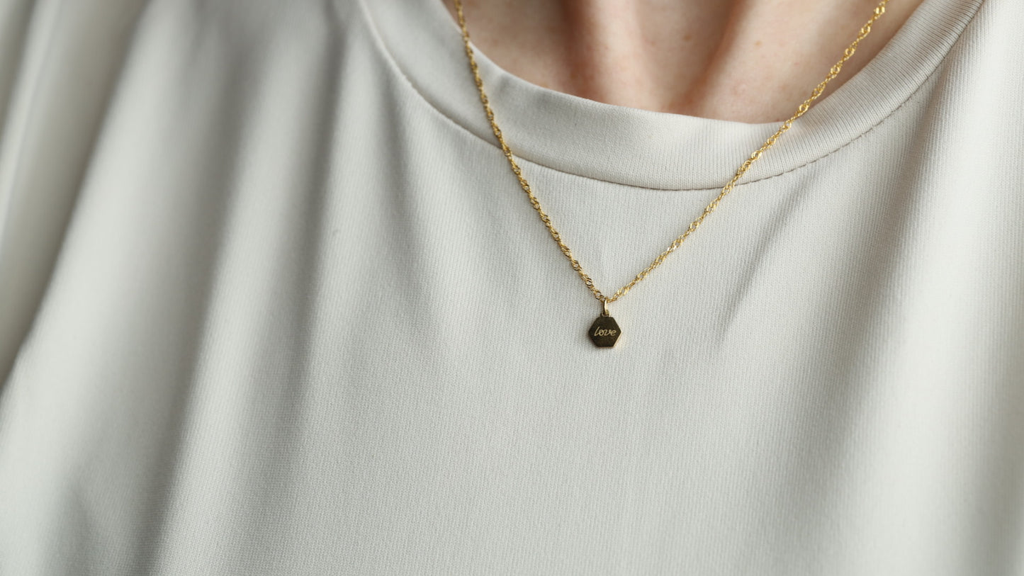 The Mini Love Tag Necklace