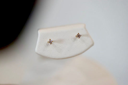 Surgical Steel Flat Back Studs