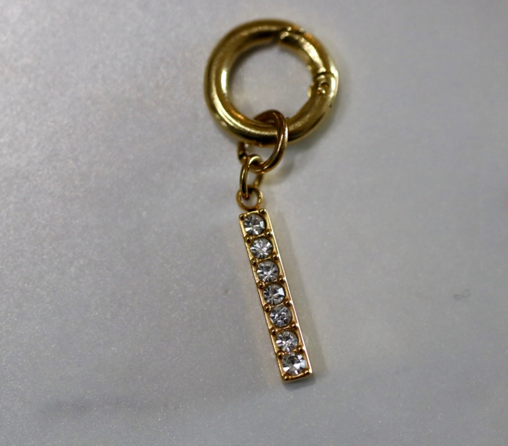 Crystal Bar Bikini Charm