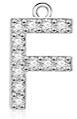 Crystal Letter - F