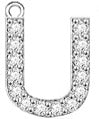 Crystal Letter - U
