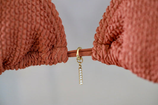 Crystal Bar Bikini Charm