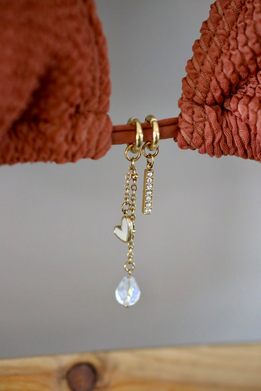 Heart Drop Bikini Charm