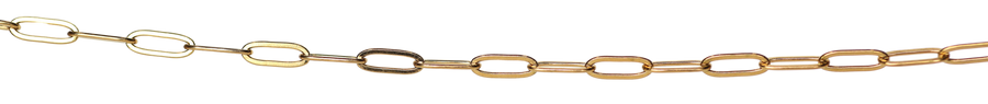 Gold Paperclip Necklace 20