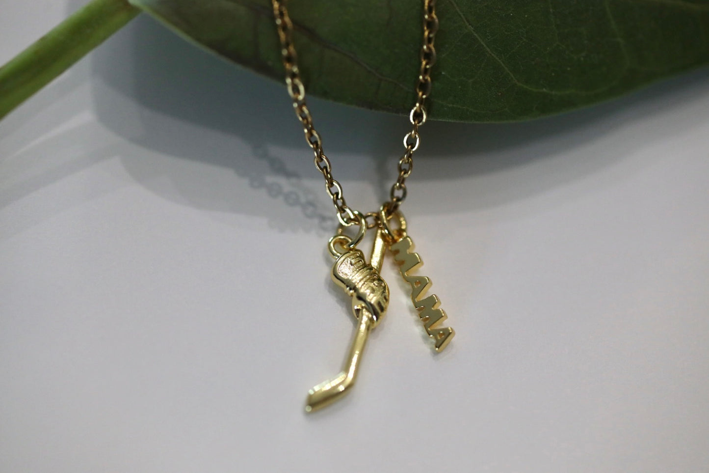 Hockey Mama Charm Necklace