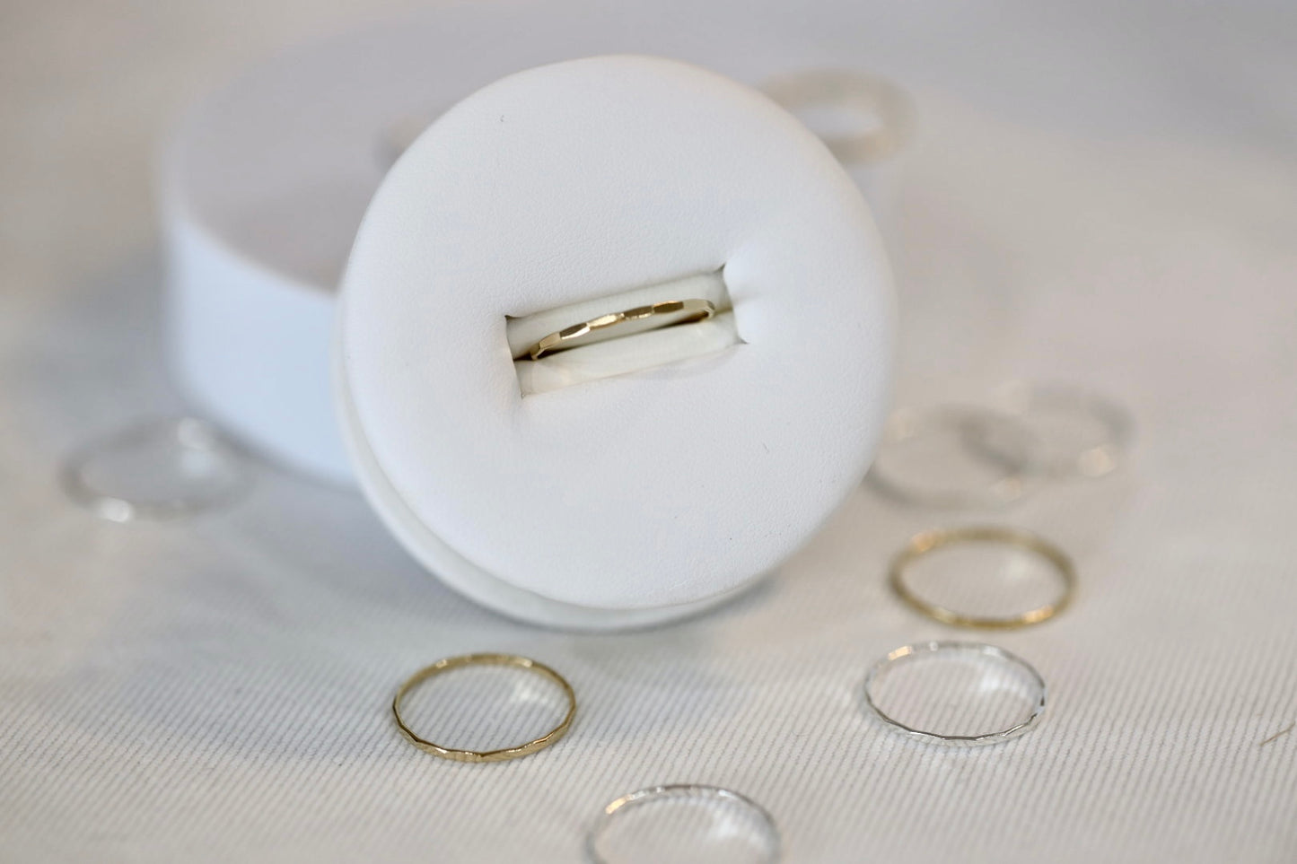 Hammered Stacking Ring
