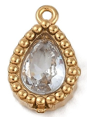 Clear Teardrop (10.5x6.5x3mm)