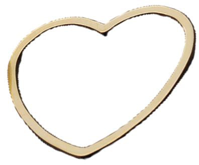 Laser Cut Heart (18x20x1mm)