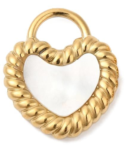 Shell Heart (17.5x15x3mm)