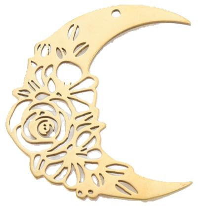 Moon with Flower