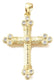Large Cross with Crystals