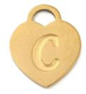 Heart Locket - C (15x12x1mm)