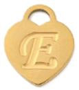 Heart Locket - E (15x12x1mm)
