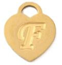 Heart Locket - F (15x12x1mm)