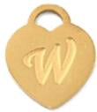 Heart Locket - W (15x12x1mm)