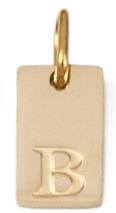 Tag Initial - B (10x6x1.5mm)