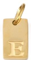 Tag Initial - E (10x6x1.5mm)