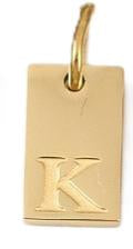 Tag Initial - K (10x6x1.5mm)