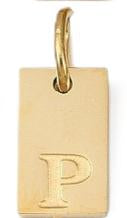 Tag Initial - P (10x6x1.5mm)