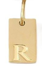 Tag Initial - R (10x6x1.5mm)