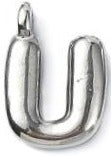 Bubble Letter - U (18.5x12.5x4.5mm)