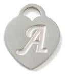 Heart Locket - A (15x12x1mm)