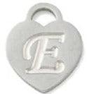 Heart Locket - E (15x12x1mm)