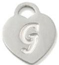 Heart Locket - G (15x12x1mm)